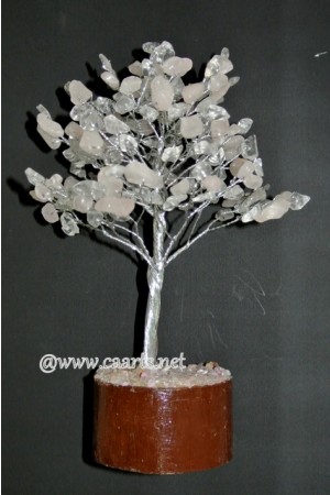 160 Beads Rose Crystal Gemstone Tree
