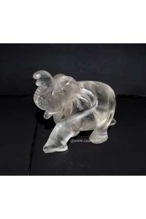 Crystal Quartz Elephant