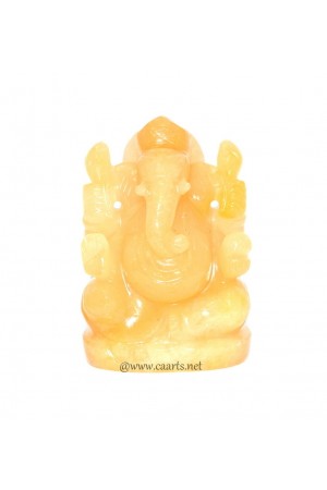Yellow Aventurine Ganeshji 