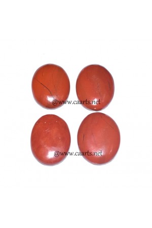 Red Jasper Oval Shape Worry Stone 