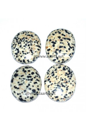 Dalmatian Oval Shape Worry Stone 