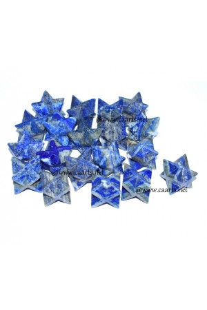 Lapis Lazuli Gemstone Merkaba Star