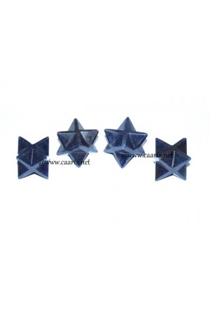 Blue Aventurine Gemstone Merkaba Star