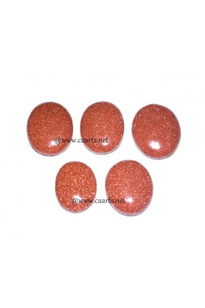 Red Goldstone Oval Shape Worry Stone