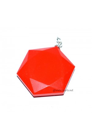 Red Coral SOD Pendant