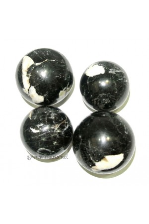 Black Tourmaline Gemstone Sphere Ball
