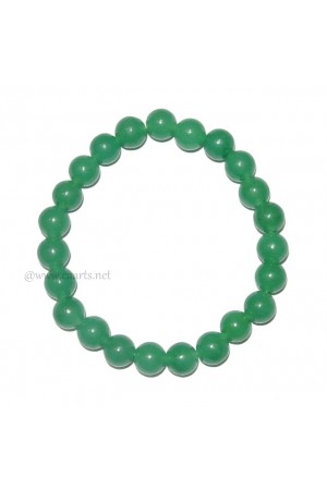 Green Onyx Round Beads  Gemstone Bracelet