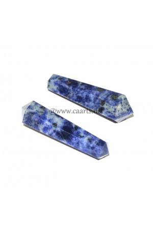 Sodalite Double Point Vogel Loose Wand