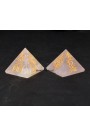 Rose Quartz Usai Reiki Engraved Pyramid
