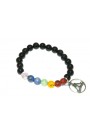 Black Sulemani Beads 8 MM Chakra Healing  Charms Gemstone Bracelet