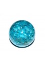 Turquoise Orgone Sphere w/ Pentacle Star Symbol