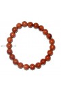 Red Goldstone Round Beads Gemstone Bracelet