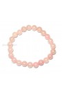 Rose Quartz  Round Beads Gemstone Bracelet 