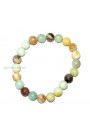 Amazonite Round Beads Gemstone Bracelet  