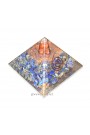 Lapis Lazuli W/ Wire Wrap Orgone Pyramid
