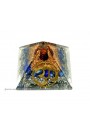 Lapis Lazuli AUM Symbol Orgone Pyramid