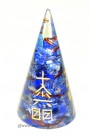 Lapis Lazuli Conical Pyramid Usai Reiki Orgone Antenna