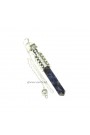 Silver Plated Isis W/ Sodalite Point Metal Pendulum