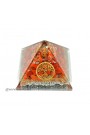 Red Jasper TOL Symbol Orgone Pyramid 
