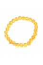 Citrine Round Beads 8 MM Chakra Healing  Gemstone Bracelet  