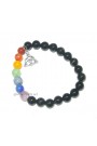 Black Sulamani Beads 8 MM Chakra Healing Charms Gemstone Bracelet