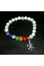 Rainbow Moonstone Beads 8 MM Chakra Healing Charms Gemstone Bracelet 