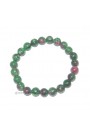 Ruby Zoisite Round Beads 8 MM Chakra Healing  Gemstone Bracelet