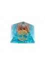 Turquoise TOL Symbol Orgone Pyramid